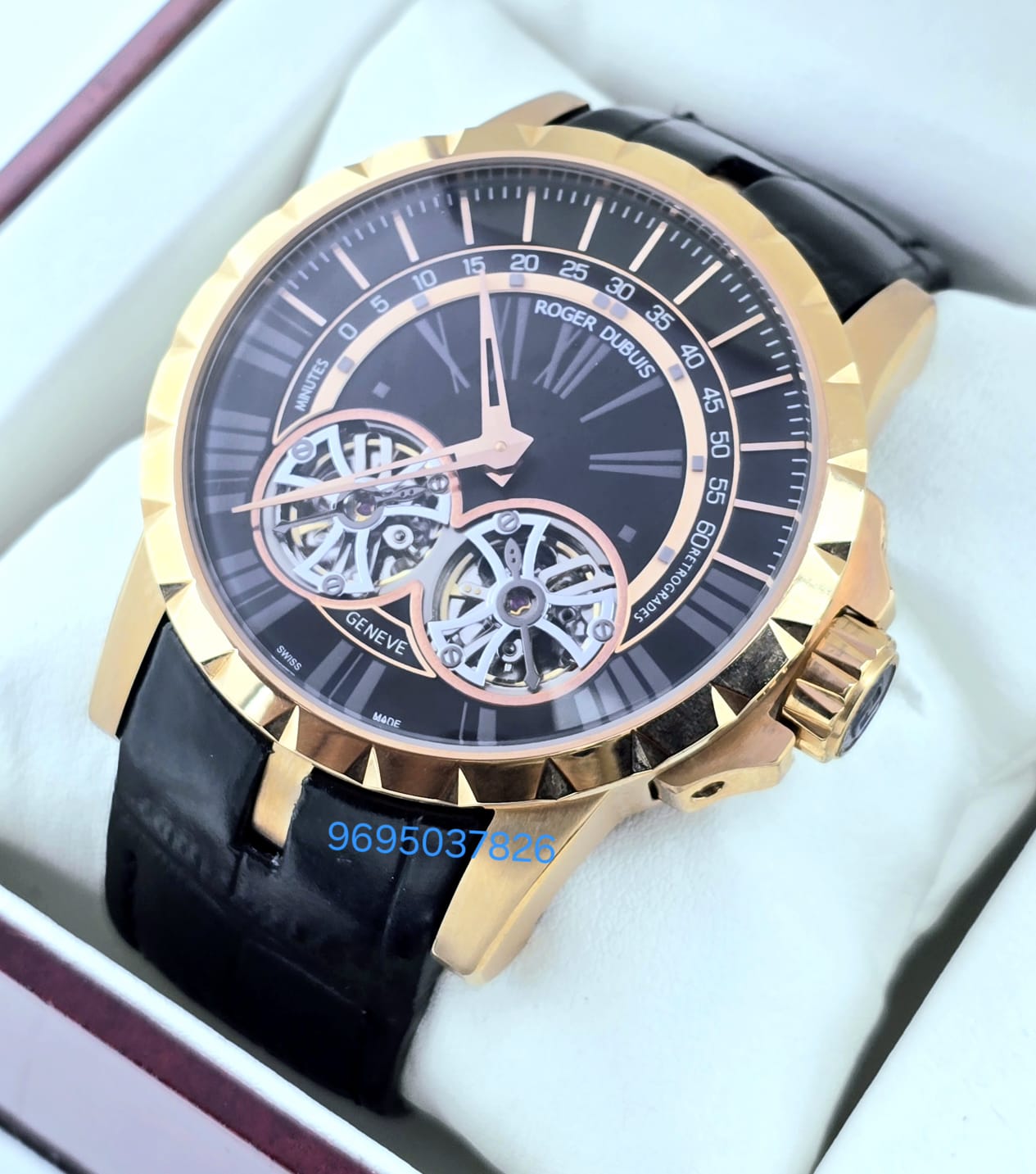 Roger Dubuis Excalibur Double Tourbillon Swiss Automatic Watch