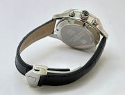 TAG HEUER CARRERA CALIBRE 16 DAY DATE LEATHER STRAP WATCH - Image 7