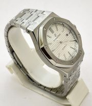 Audemars Piguet Royal Oak Steel White Swiss Automatic Watch - Image 5