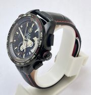 Tag Heuer Grand Carrera Calibre 36 Leather Strap Watch - Image 4