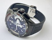 Tag Heuer Grand Carrera Calibre 36 Rubber Strap Watch - Image 6