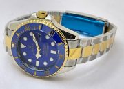 Rolex Submariner Blue Dual Tone Swiss Automatic Watch - Image 6
