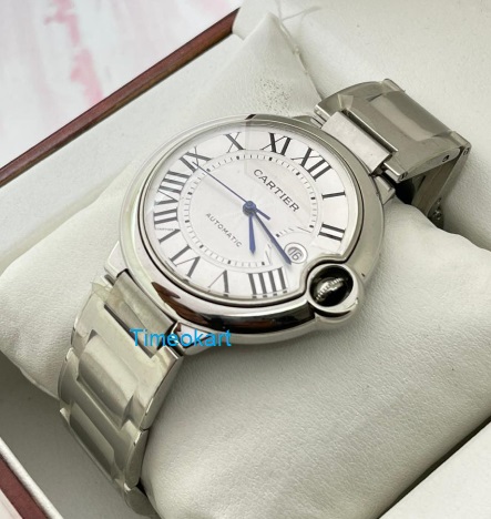 Cartier Ballon Bleu de Steel Swiss ETA