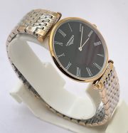 Longines Elegance La Grande Black Dual Tone Watch - Image 5