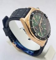 Breitling Chronomat B01 42 Green Dial Black Rubber Strap Watch - Image 5