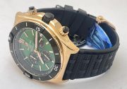 Breitling Chronomat B01 42 Green Dial Black Rubber Strap Watch - Image 6