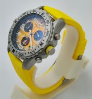 Breitling Endurance Pro Chronometer Steel Yellow Rubber Strap Watch - Image 4