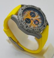 Breitling Endurance Pro Chronometer Steel Yellow Rubber Strap Watch - Image 5
