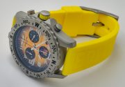 Breitling Endurance Pro Chronometer Steel Yellow Rubber Strap Watch - Image 6