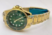 Rolex Submariner Green Full Gold Swiss Automatic Watch - Image 5