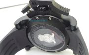 Graham Oversize Black Rubber Strap Watch - Image 8