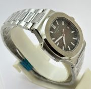 Patek Philippe Nautilus Steel Grey Swiss Automatic Watch - Image 5