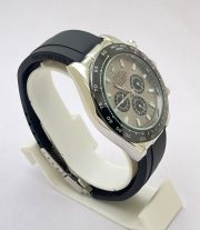 Rolex Daytona Grey Dial Black Rubber Strap Swiss Automatic Watch - Image 5