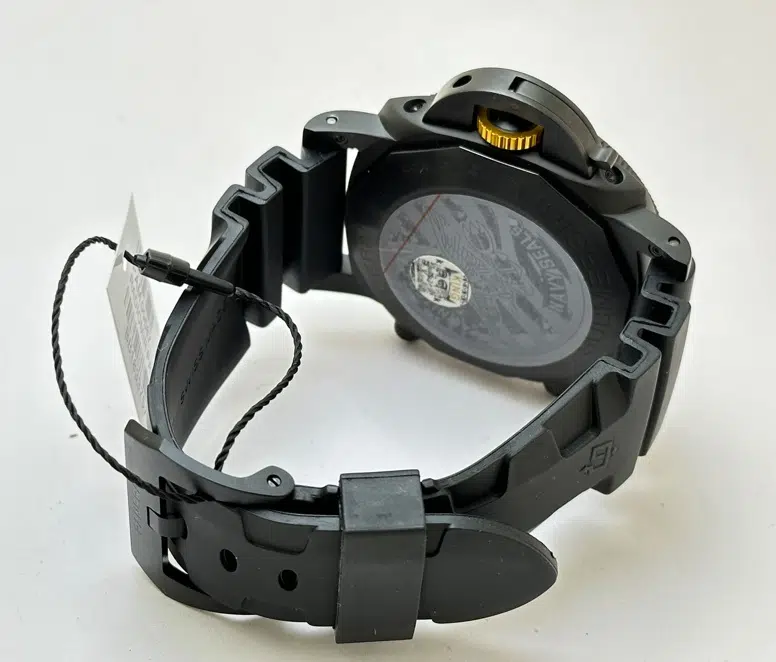 Panerai Submersible Navy Seal Black Rubber Strap Swiss Automatic Watch - Image 7