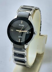 Rado Jublie DaiStar Ladies Black Dial Steel Quartz Watch - Image 3