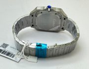 Cartier Santos 100 Steel Green Swiss Automatic Watch - Image 7