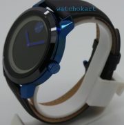 Movado Bold Leather Strap Watch - Image 4