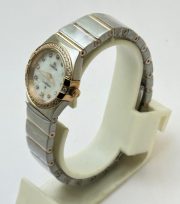 Omega Constellation Diamond Mark Mother Of Pearl Diamond Bezel Ladies Watch - Image 4