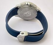 Tag Heuer Aquaracer Calibre 5 Chronograph Blue Rubber Strap Watch - Image 6