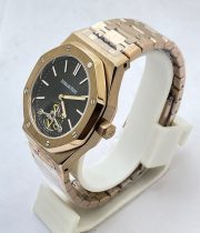 Audemars Piguet Royal Oak Tourbillon Rose Gold Swiss Automatic Watch - Image 4