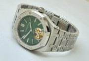 Audemars Piguet Royal Oak Tourbillon Dimpled Dial Green Swiss Automatic Watch - Image 6