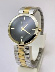 Rado Black Dial Dual Tone Bracelet Watch - Image 3