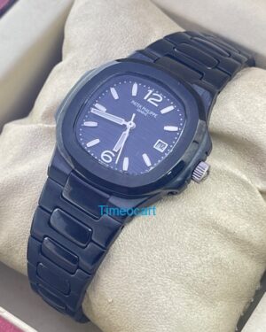 Patek Philippe Nautilus Full Black Ladies Watch
