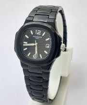 Patek Philippe Nautilus Full Black Ladies Watch - Image 3
