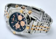 Breitling Chronomat Chronograph Black Dual Tone Watch - Image 6