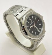 Audemars Piguet Royal Oak Steel Black Swiss Automatic Watch - Image 5