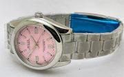 Rolex Oyster Perpetual Pink Steel Swiss Automatic Watch - Image 6