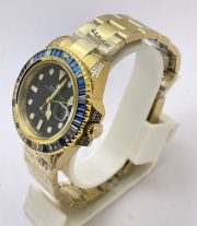 Rolex GMT Master ii White & Blue Ruby Bezel Golden Swiss ETA 3285 Valjoux Automatic Movement Watch - Image 4