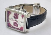 Tag Heuer Monaco Caliber 12 Red & White Watch - Image 6