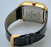 Franck Muller Square Master Rose Gold Color Dreams Roman Mark Leather Strap Watch - Image 7