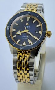 Rado Captain Cook Blue Dual Tone Swiss Automatic Watch - Image 3