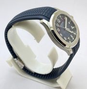 Patek Philippe Aquanaut Steel Blue Rubber Strap Swiss ETA Caliber 5168G Valjoux Movement Automatic Watch - Image 5