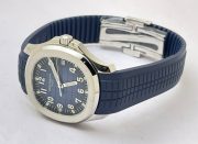 Patek Philippe Aquanaut Steel Blue Rubber Strap Swiss ETA Caliber 5168G Valjoux Movement Automatic Watch - Image 6