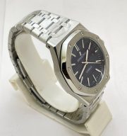 Audemars Piguet Royal Oak Steel Blue Swiss Automatic Watch - Image 5