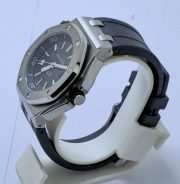 Audemars Piguet Diver Black Rubber Strap Swiss Automatic Watch - Image 4
