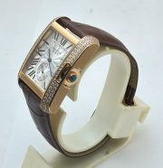 Cartier Tank MC Rose Gold Diamond Swiss ETA Automatic Watch - Image 4