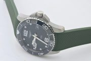 Longines Hydroconquest Green Rubber Strap Swiss Automatic Watch - Image 6