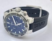 Oris Aquis Chronograph Black Rubber Strap Watch - Image 6
