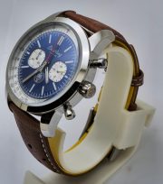 Breitling Top Time Shelby Cobra Leather Strap Watch - Image 4