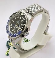 Rolex GMT Master ii BATMAN Jubilee Bracelet Swiss ETA 7750 Valjoux Movement Watch - Image 4