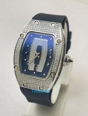 Richard Mille Diamond Limited Edition Steel Ladies SWISS ETA 7750 Valjoux Movement Watch - Image 3