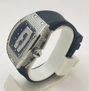 Richard Mille Diamond Limited Edition Steel Ladies SWISS ETA 7750 Valjoux Movement Watch - Image 4