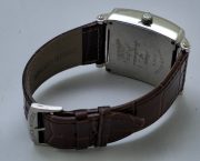 Franck Muller Square Master Steel Color Dreams Roman Mark Leather Strap Watch - Image 7