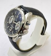 Tag Heuer Grand Carrera Calibre 17 RS 2 Leather Strap Steel Watch - Image 4