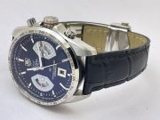 Tag Heuer Grand Carrera Calibre 17 RS 2 Leather Strap Steel Watch - Image 6