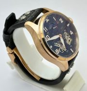 I W C Big Pilot Double Tourbillon Black Rose Gold Swiss Automatic Watch - Image 5